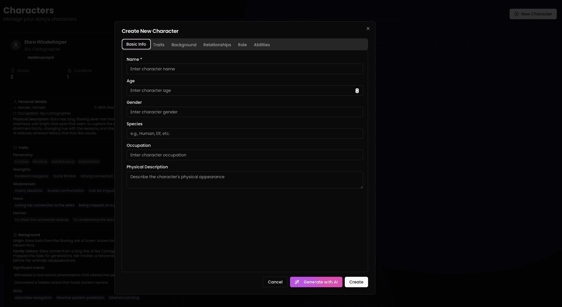Character Development